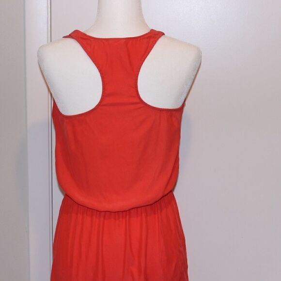 Parker Orange  Silk Mini Dress Women Size Small - Picture 10 of 14